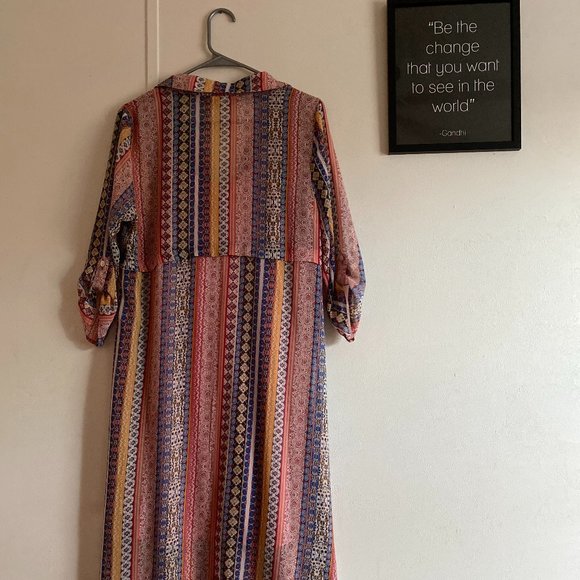 Hope Springs Vintage Pattern Dress - Picture 2 of 4